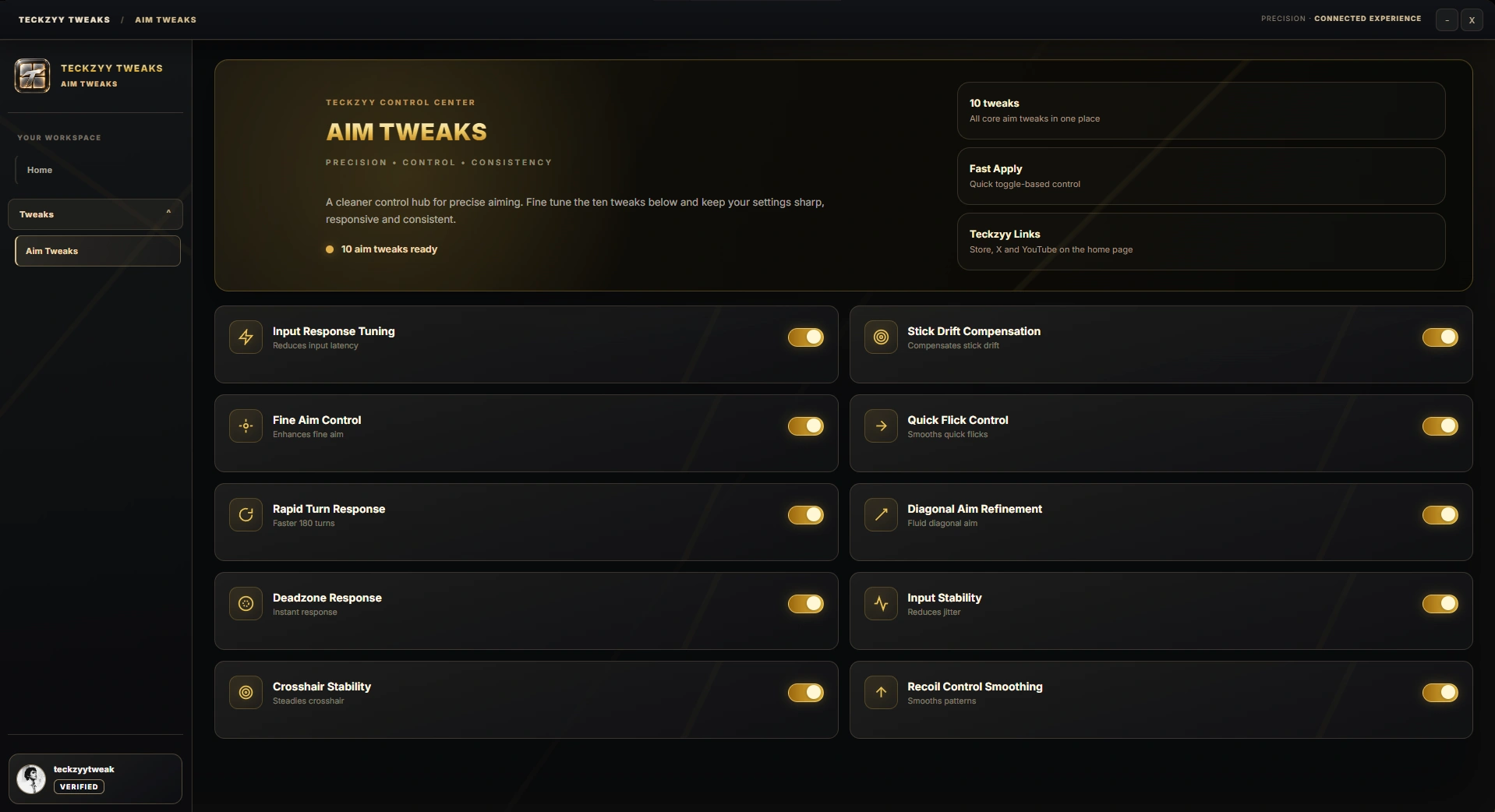 Aim Tweaks